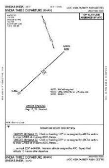BNDIA THREE (RNAV) chart preview