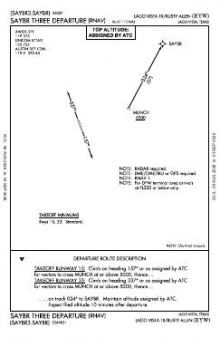 SAYBR THREE (RNAV) chart preview