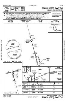 RNAV (GPS) RWY 34 chart preview