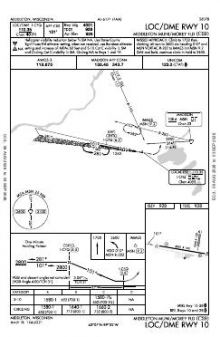 LOC/DME RWY 10 chart preview