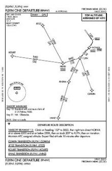 FLIYN ONE (RNAV) chart preview