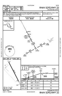 RNAV (GPS) RWY 33 chart preview