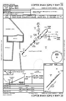 COPTER RNAV (GPS) Y RWY 23 chart preview