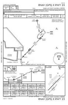 RNAV (GPS) X RWY 23 chart preview