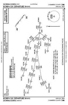 BORRN SIX (RNAV) chart preview
