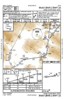 RNAV (RNP) Z RWY 25 chart preview