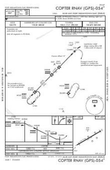 COPTER RNAV (GPS) 054 chart preview