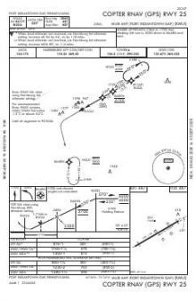 COPTER RNAV (GPS) RWY 25 chart preview