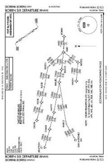 BORRN SIX (RNAV) chart preview