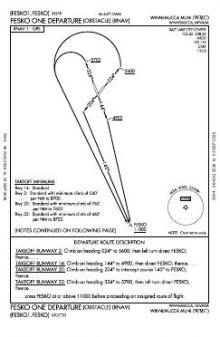 FESKO ONE (OBSTACLE) (RNAV) chart preview