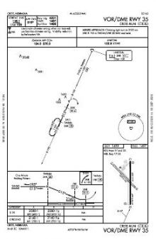 VOR/DME RWY 35 chart preview