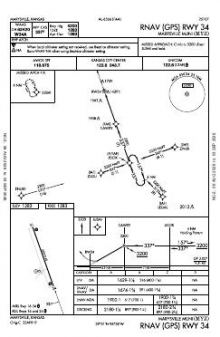 RNAV (GPS) RWY 34 chart preview