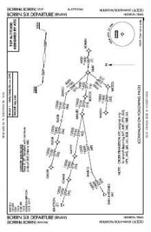 BORRN SIX (RNAV) chart preview