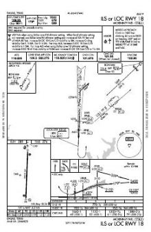ILS OR LOC RWY 18 chart preview