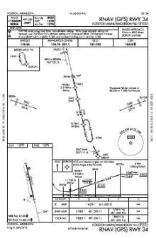 RNAV (GPS) RWY 34 chart preview