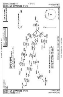 BORRN SIX (RNAV) chart preview