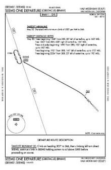 SEEMS ONE (OBSTACLE) (RNAV) chart preview
