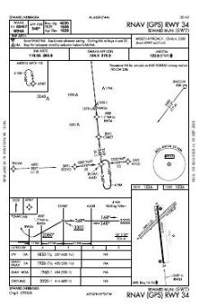 RNAV (GPS) RWY 34 chart preview