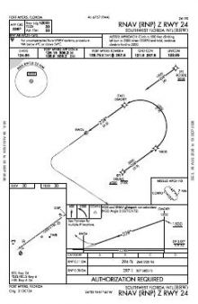 RNAV (RNP) Z RWY 24 chart preview