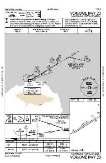 VOR/DME RWY 23 chart preview
