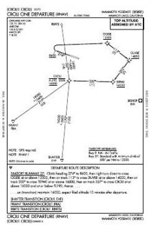 CROLI ONE (RNAV) chart preview
