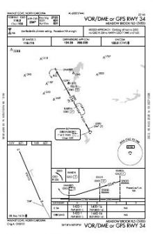 VOR/DME OR GPS RWY 34 chart preview