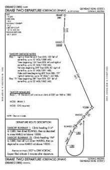 DRAKE TWO (OBSTACLE) (RNAV) chart preview