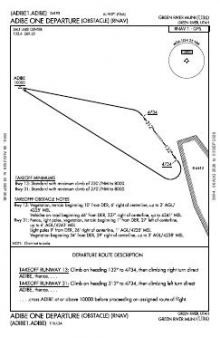 ADIBE ONE (OBSTACLE) (RNAV) chart preview
