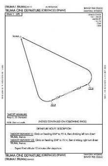 TRUMA ONE (OBSTACLE) (RNAV) chart preview