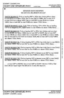 CHUWY ONE (RNAV), CONT.1 chart preview