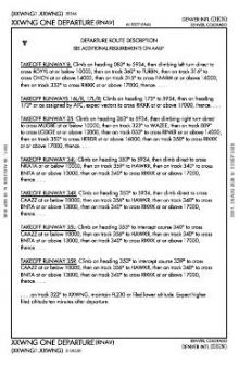 XXWNG ONE (RNAV), CONT.1 chart preview