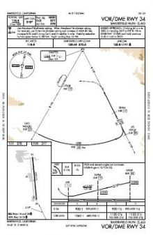 VOR/DME RWY 34 chart preview
