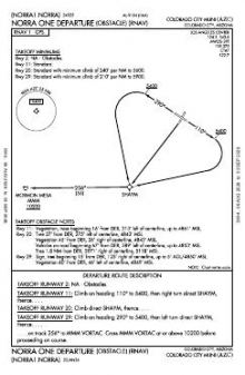NORRA ONE (OBSTACLE) (RNAV) chart preview