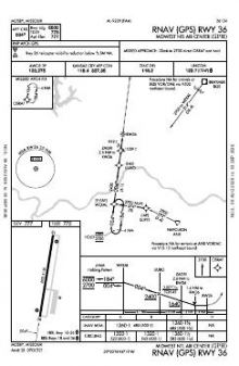 RNAV (GPS) RWY 36 chart preview