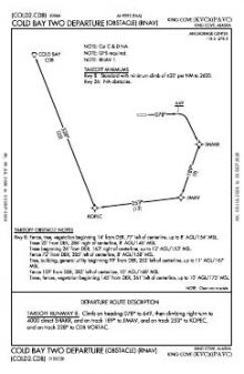 COLD BAY TWO (OBSTACLE) (RNAV) chart preview