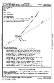 CILAC THREE (OBSTACLE) (RNAV) chart preview