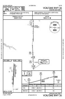 VOR/DME RWY 36 chart preview