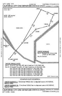 CALIFORNIA CITY ONE (OBSTACLE) (RNAV) chart preview