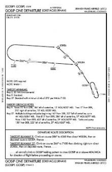 GOSIP ONE (OBSTACLE) (RNAV) chart preview