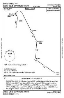 ORELE ONE (RNAV) chart preview