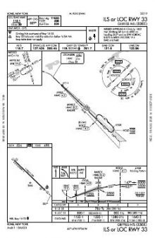 ILS OR LOC RWY 33 chart preview