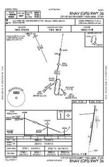 RNAV (GPS) RWY 36 chart preview