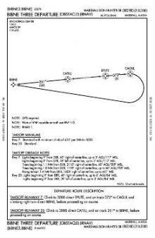 BIBNE THREE (OBSTACLE) (RNAV) chart preview