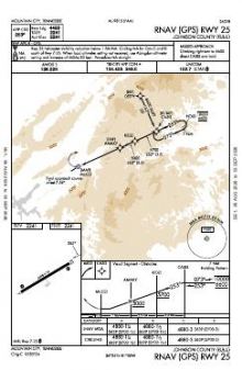 RNAV (GPS) RWY 25 chart preview