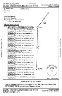 DUMZU ONE (OBSTACLE) (RNAV) chart preview