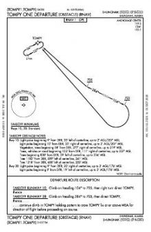 TOMPY ONE (OBSTACLE) (RNAV) chart preview