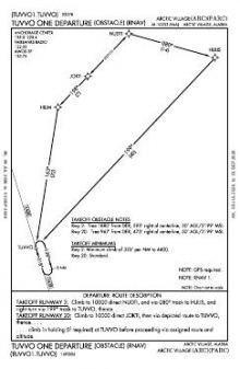 TUVVO ONE (OBSTACLE) (RNAV) chart preview