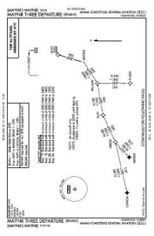 MAYNR THREE (RNAV) chart preview