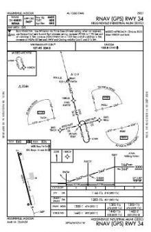 RNAV (GPS) RWY 34 chart preview