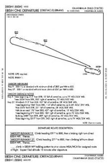 EBSIH ONE (OBSTACLE) (RNAV) chart preview
